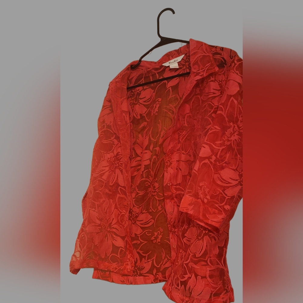 Red Tanjay tops